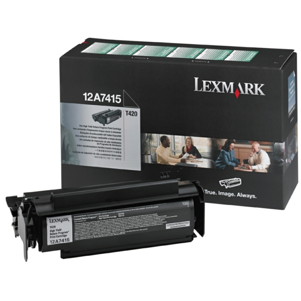Lexmark Toner 12A7415 schwarz