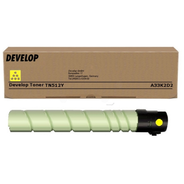 Develop Toner TN-512 | TN512 | A33K2D2 yellow
