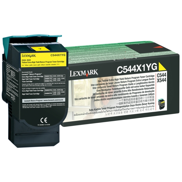 Lexmark Toner C544X1YG yellow