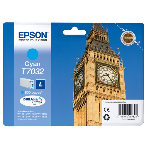 Epson Tinte C13T70324010 | T7032 | T70324010 cyan
