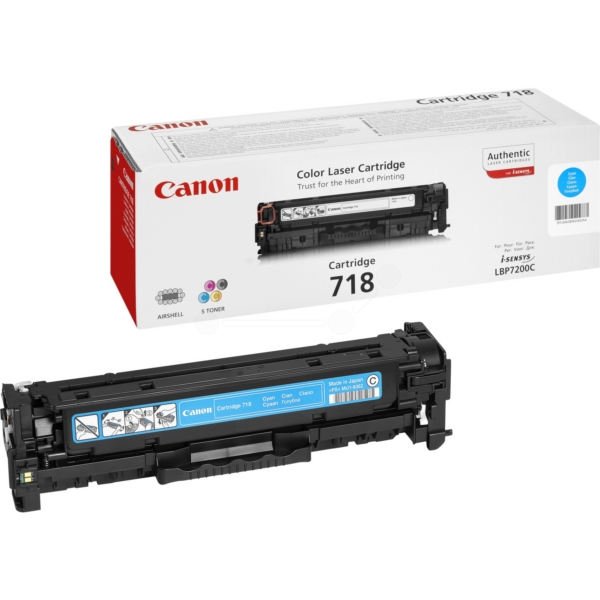 Canon Toner 2661B002 | 2661B014 | 718C | CRG718C cyan