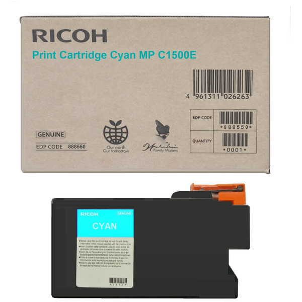 Ricoh Toner 888550 | DT1500CYN cyan