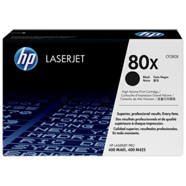 HP Toner CF280X | 80X | 80XBLACK schwarz