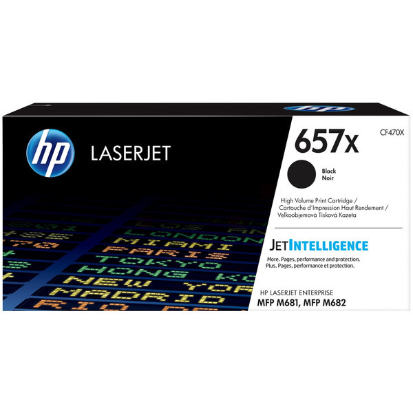 HP Toner CF470X | 657XBLACK | 657XBK | 657X schwarz
