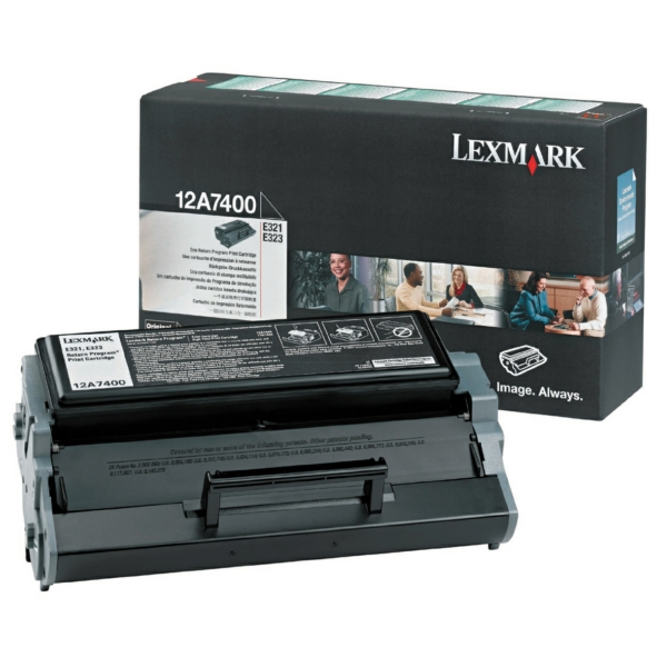 Lexmark Toner 12A7400 schwarz
