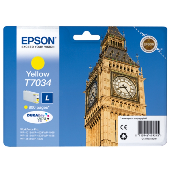 Epson Tinte C13T70344010 | T7034 | T70344010 yellow