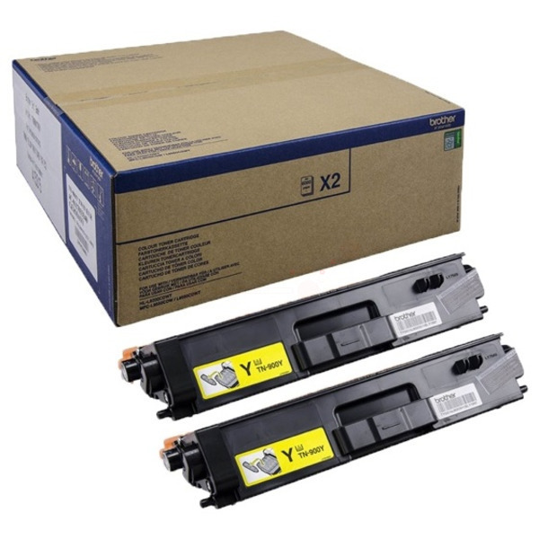 Brother Toner TN-900 | TN900 | TN900YTWIN yellow