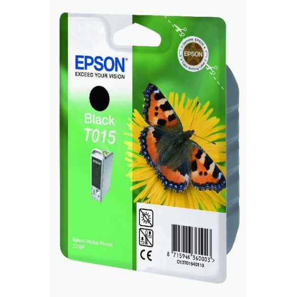 Epson Tinte C13T01540110 | BT015 | T015 | T01540110 | T0154 schwarz