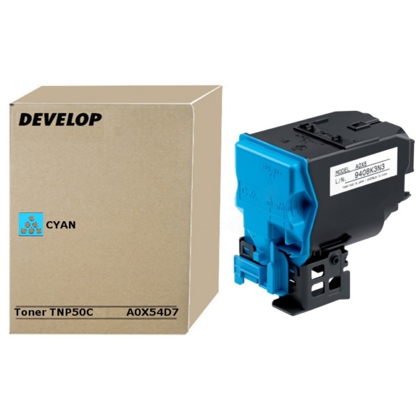 Develop Toner A0X54D7 | TNP-50C | TNP50C cyan