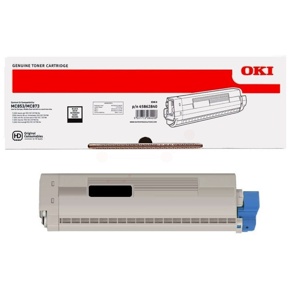 OKI Toner 45862840 schwarz