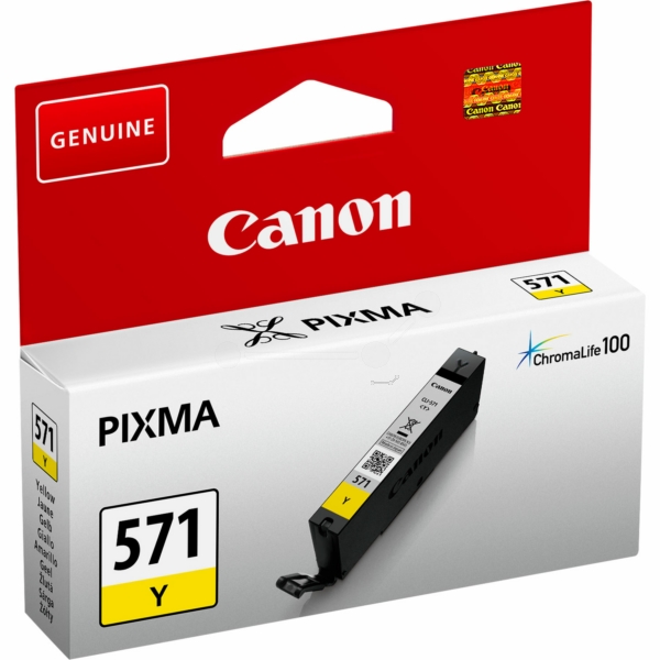 Canon Tinte CLI-571Y | CLI571Y | 0388C001 yellow