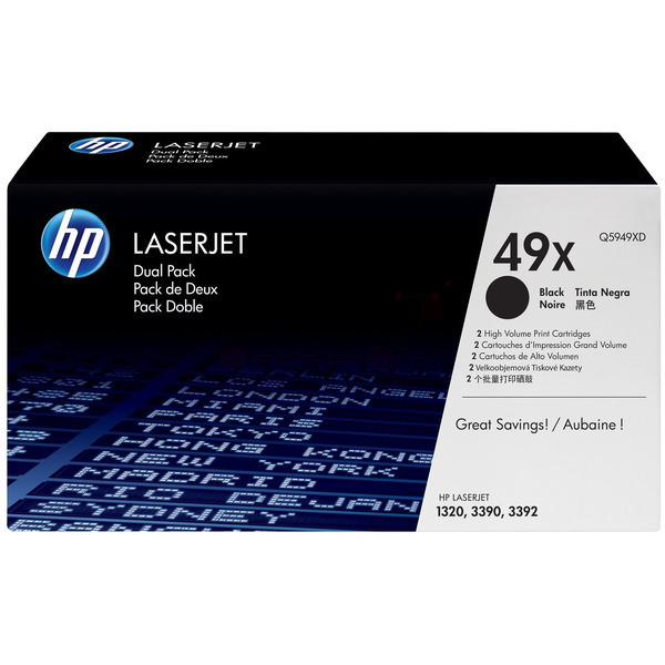 HP Toner Q5949XD | 49XD | 49XDBLACK schwarz