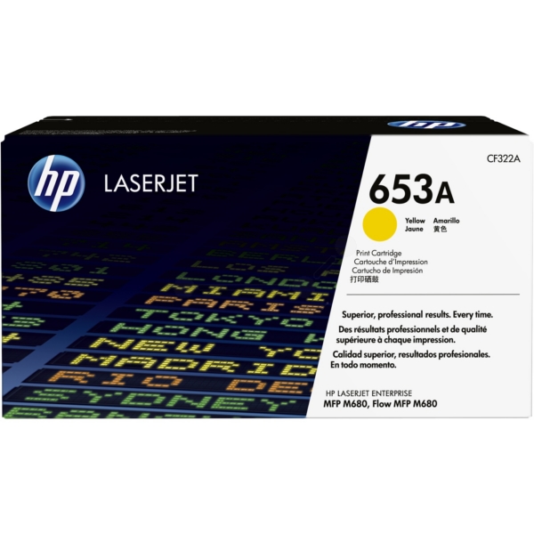 HP Toner CF322A | 653A | 653AYELLOW yellow