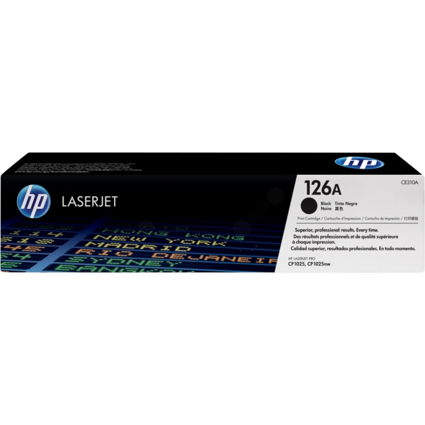 HP Toner CE310A | 126A | 126ABLACK schwarz