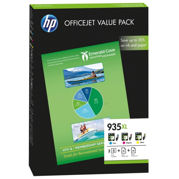 HP Papier F6U78AE | 935XL cyan