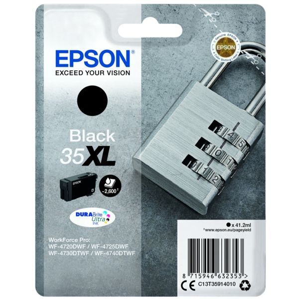 Epson Tinte C13T35914010 | 35XL | T35914010 | T3591 schwarz