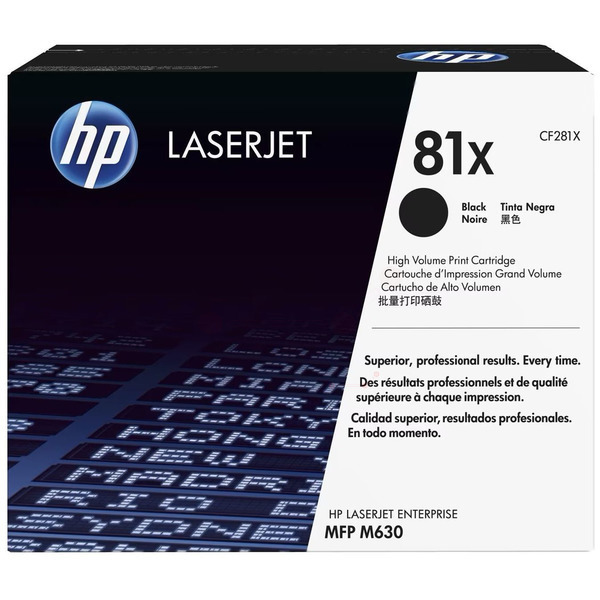 HP Toner CF281X | 81X | 81XBLACK schwarz