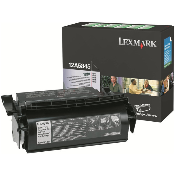 Lexmark Toner 12A5845 schwarz