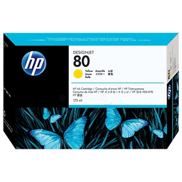 HP Tinte C4873A | 80 | 80Y | 80YELLOW yellow