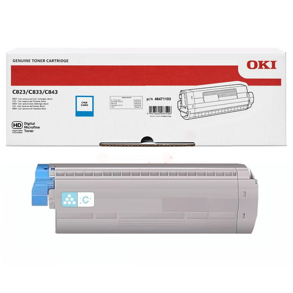 OKI Toner 46471103 cyan