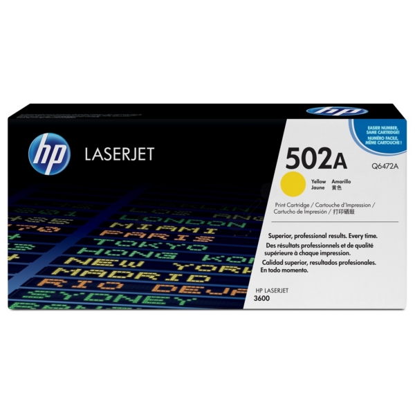 HP Toner Q6472A | 502A | 502AYELLOW yellow