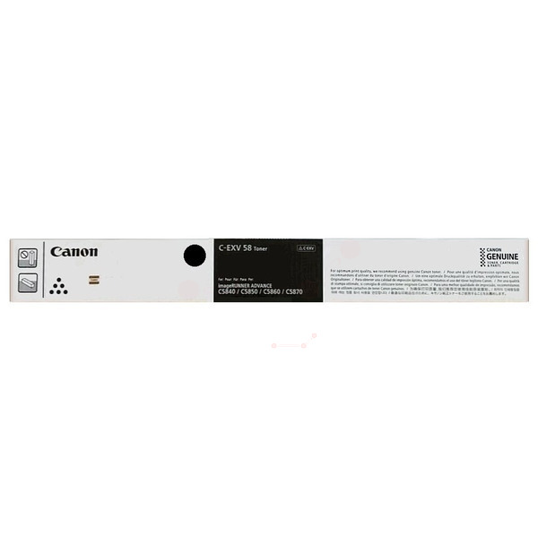Canon Toner C-EXV 58 | CEXV 58 | CEXV58 | 3763C002 schwarz