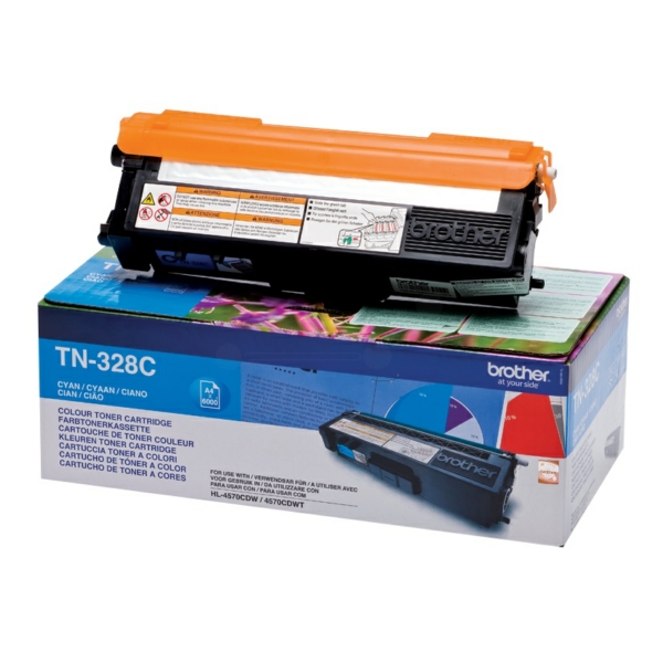 Brother Toner TN-328 | TN328 | TN-328C | TN328C cyan