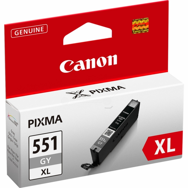 Canon Tinte CLI-551XL | CLI551XL | 6447B001 | CLI-551GYXL | CLI551GYXL grau