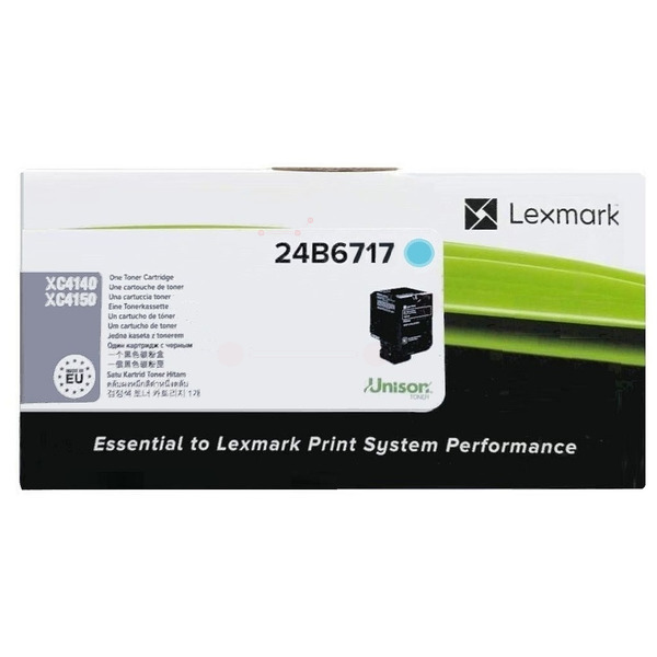 Lexmark Toner 24B6717 cyan