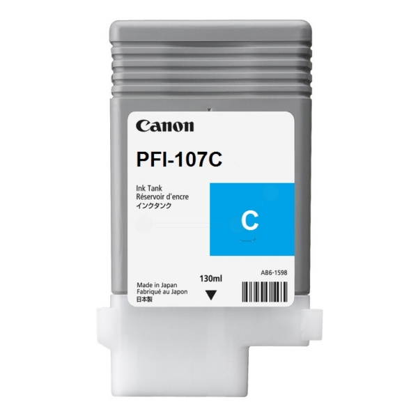 Canon Tinte 6706B001 | PFI-107C | PFI107C cyan