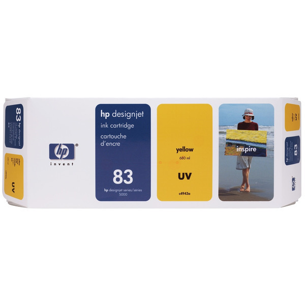 HP Tinte C4943A | 83 | 83YELLOW | 83Y yellow