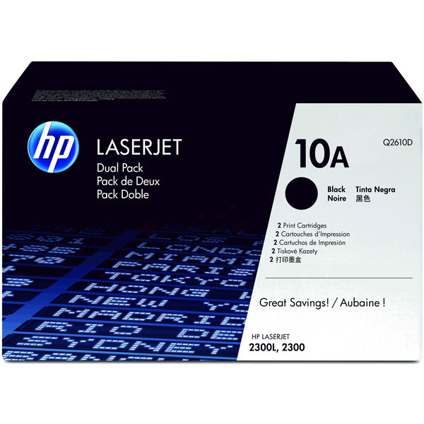 HP Toner Q2610D | 10D | 10DBLACK schwarz