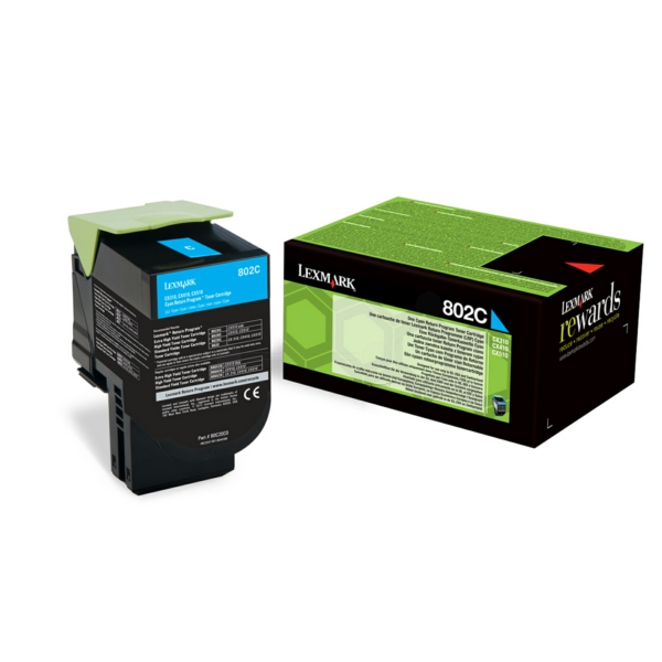 Lexmark Toner 80C20C0 | 802C cyan