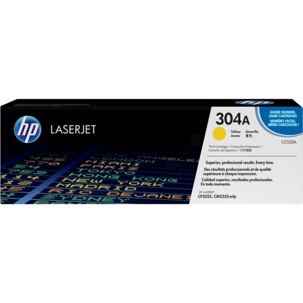 HP Toner CC532A | 304A | 304AYELLOW yellow