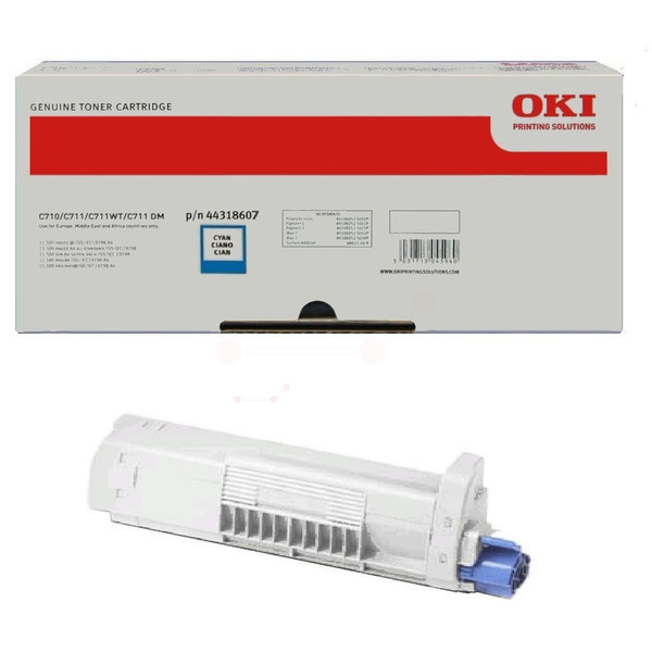 OKI Toner 44318607 cyan