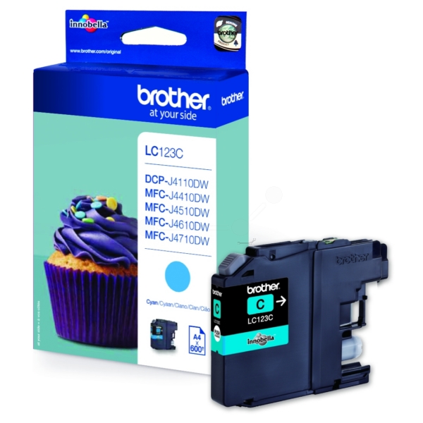 Brother Tinte LC-123 | LC123 | LC-123C | LC123C cyan