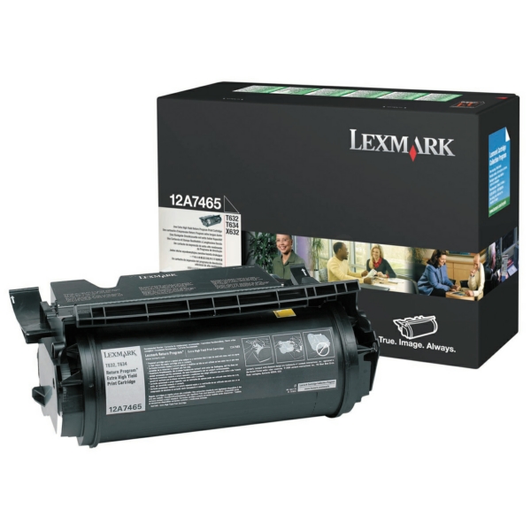 Lexmark Toner 12A7465 schwarz