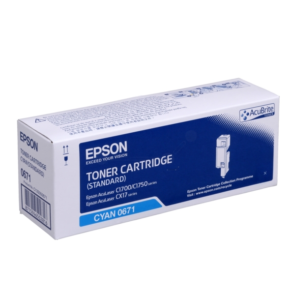 Epson Toner C13S050671 | 0671 cyan