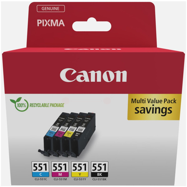 Canon Zubehör CLI-551 | CLI551 | 6509B008 schwarz