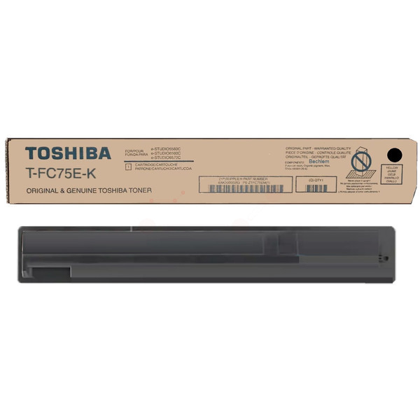 Toshiba Toner T-FC75EK | 6AK00000252 | TFC75EK schwarz