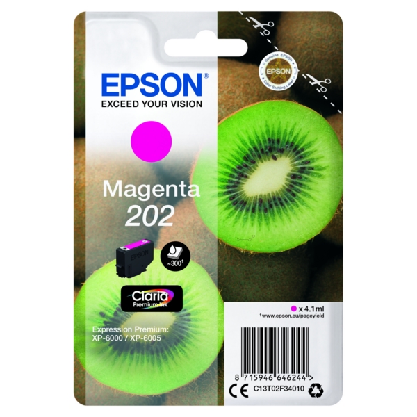 Epson Tinte C13T02F34010 | T02F34010 | T02F3 | 202 magenta