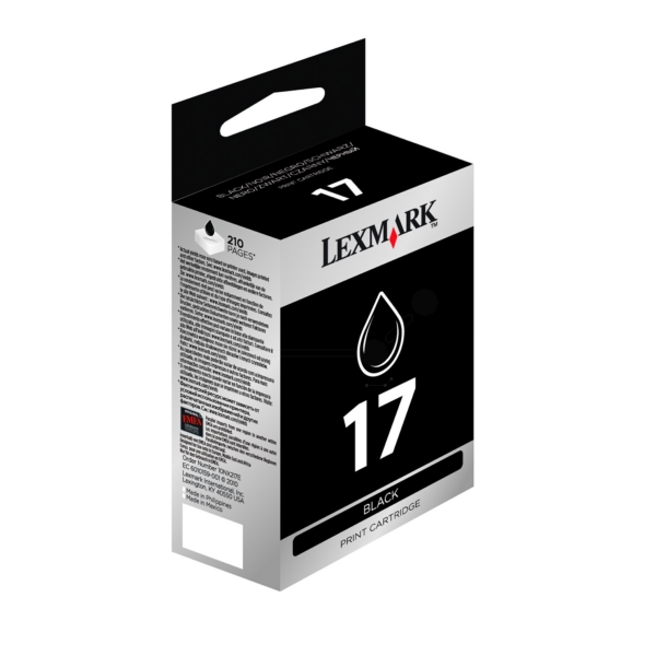 Lexmark Tinte 10NX217E | 17HC | NO.17 schwarz