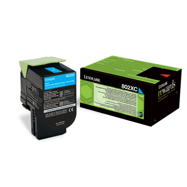 Lexmark Toner 80C2XC0 | 802XC cyan