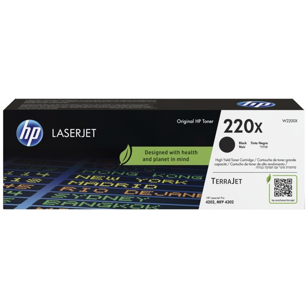 HP Toner W2200X | 220XBLACK | 220XBK | 220X schwarz