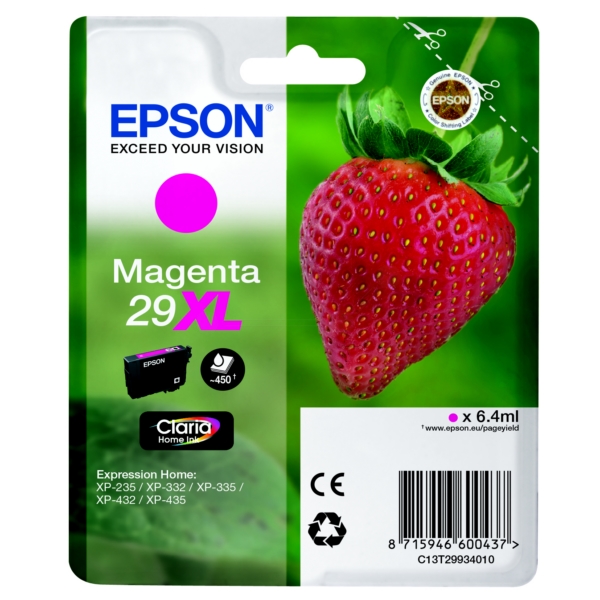 Epson Tinte C13T29934012 | 29XL | T29934012 | T2993 magenta