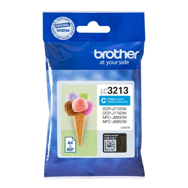 Brother Tinte LC-3213 | LC3213 | LC3213C cyan