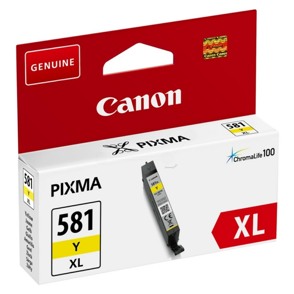 Canon Tinte CLI-581 | CLI581 | 2051C001 | CLI-581YXL | CLI581YXL yellow