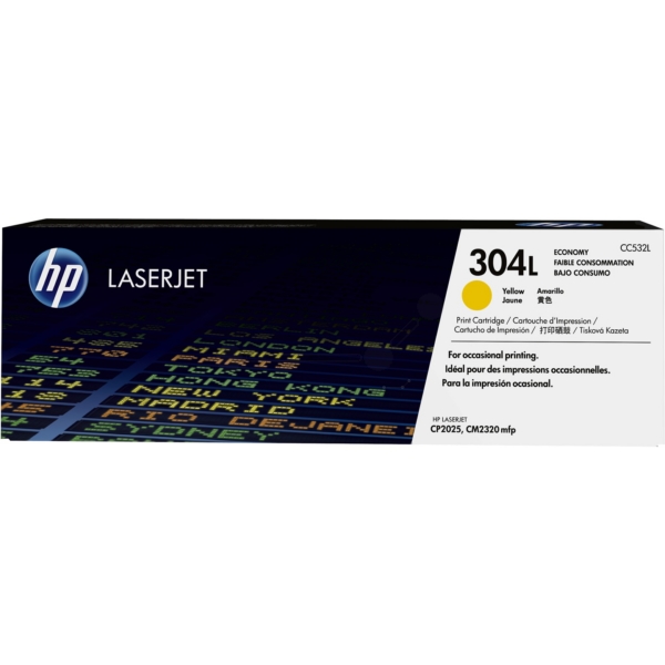 HP Toner CC532L | 304L | 304LYELLOW yellow