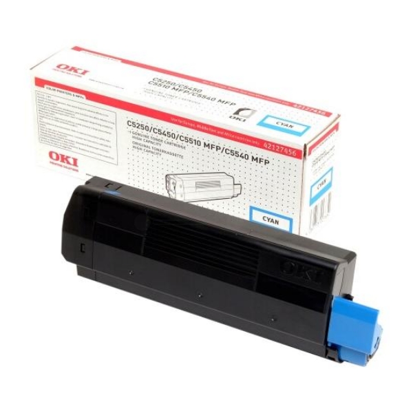 OKI Toner 42127456 cyan