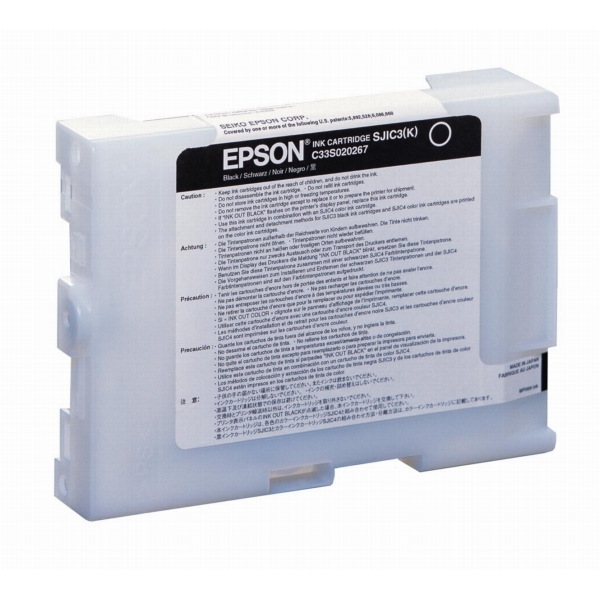 Epson Tinte C33S020267 | SJIC-3-K | SJIC3K schwarz